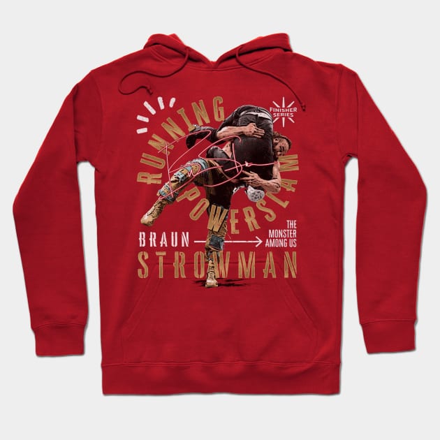 Braun Strowman Power Slam Hoodie by MunMun_Design